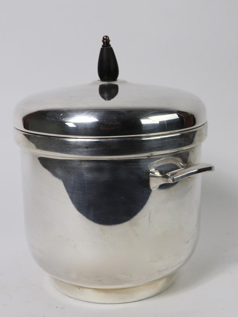 Black Starr Silver Plate Ice Bucket For Sale 5