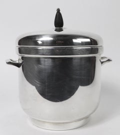 Black Starr Silver Plate Ice Bucket