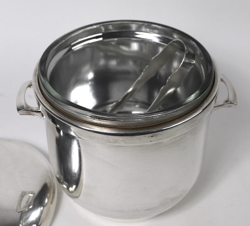 Black Starr Silver Plate Ice Bucket For Sale 2