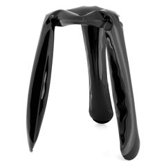 Black Steel Kitchen Plopp Stool by Zieta