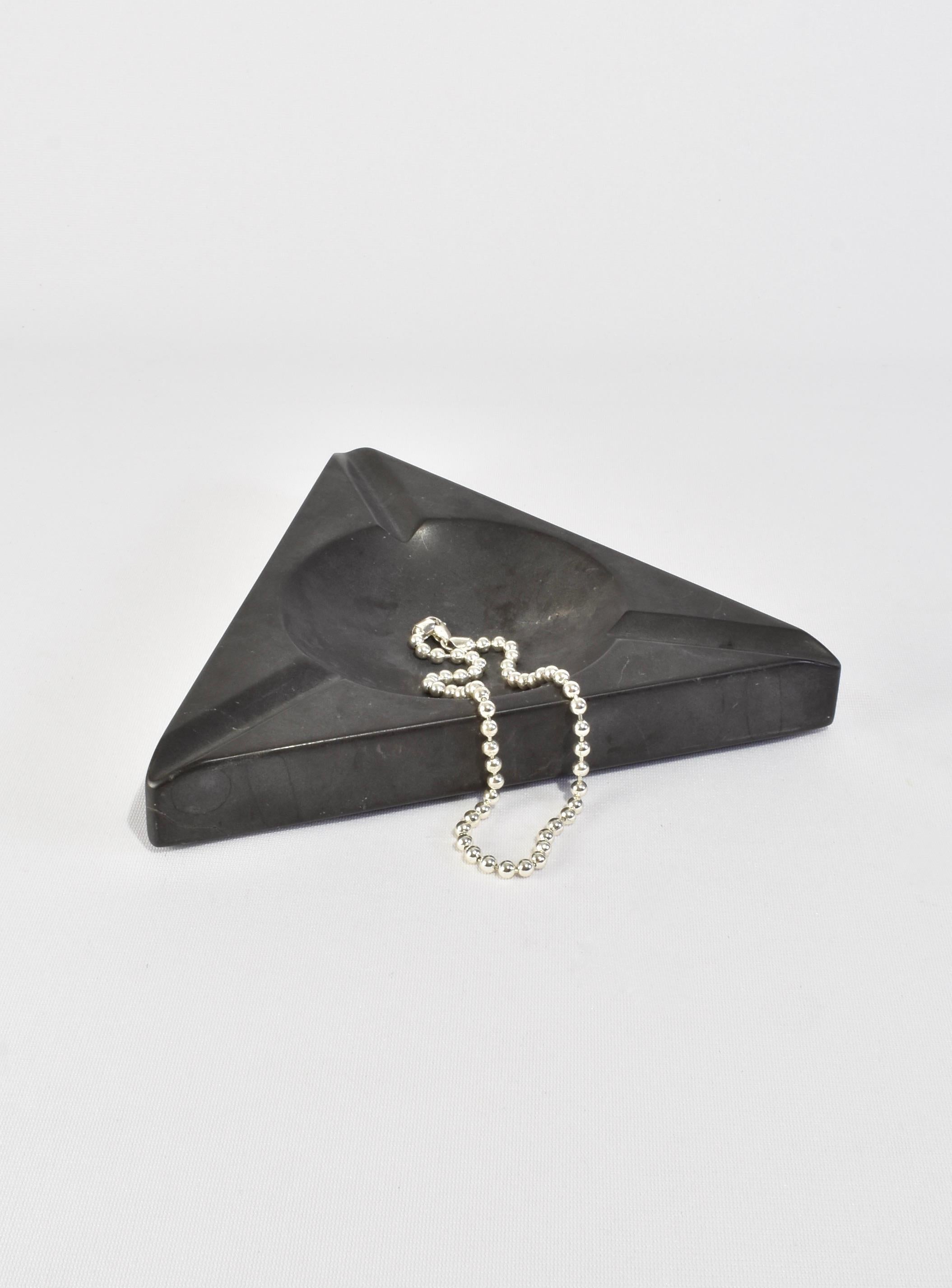 Black Stone Catchall In Good Condition For Sale In Richmond, VA