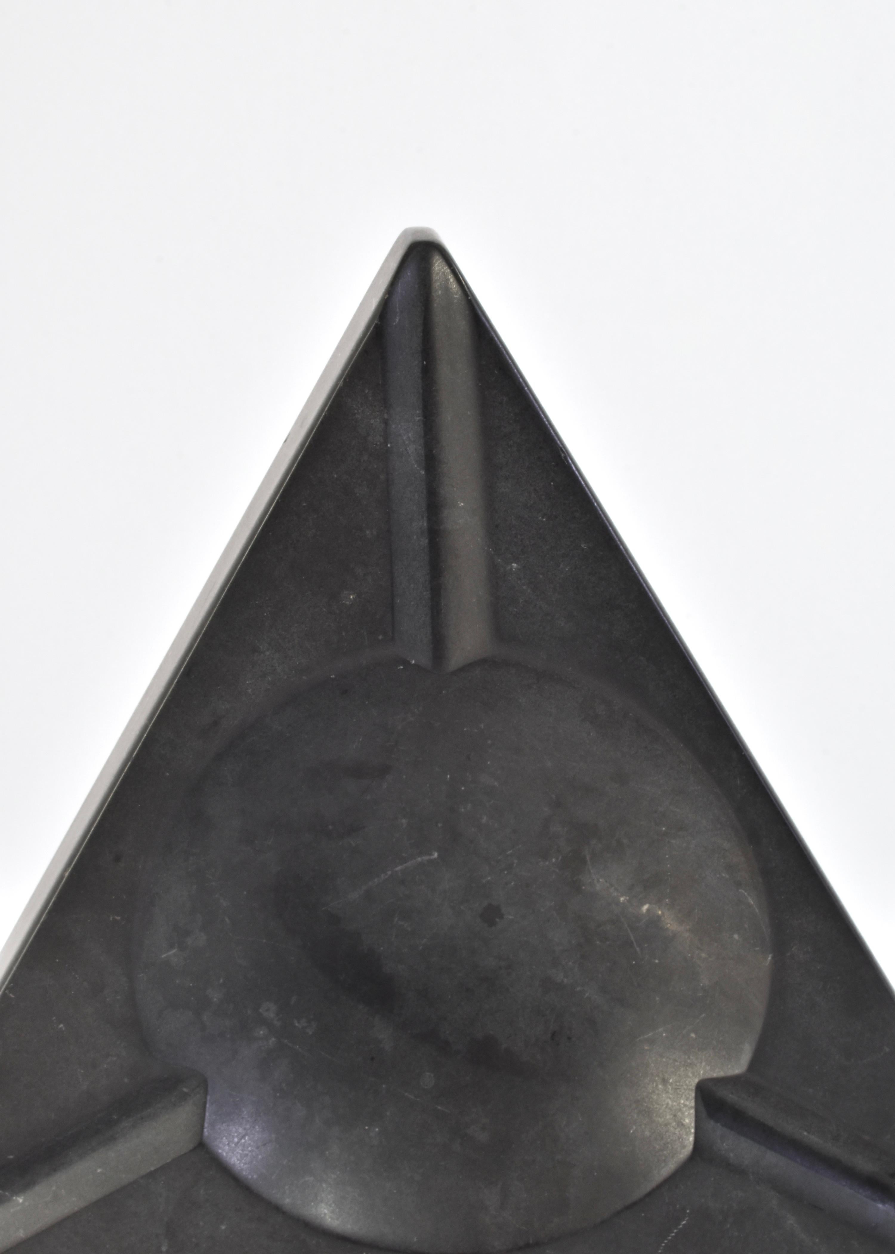 20th Century Black Stone Catchall For Sale