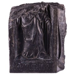 Antique Black Stone Fragment Tournai