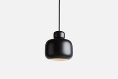 Black Stone Pendant Lamp by Philip Bro