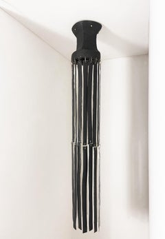 Black Stoneware Chandelier I by Christine Roland