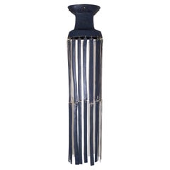 Lampadario III in gres nero di Christine Roland