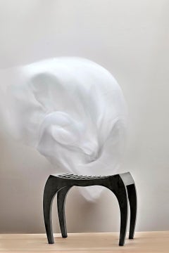 Sgabello nero Rumbo di Jean-Baptiste Jean den Heede