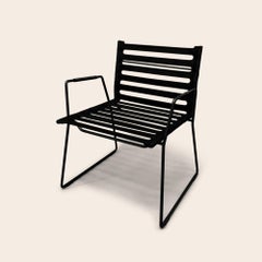 Black Strap Lounge Chair by OxDenmarq