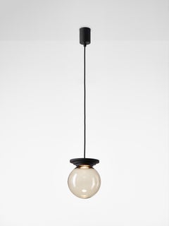 Black Stratos Ball Pendant Light by Dechem Studio
