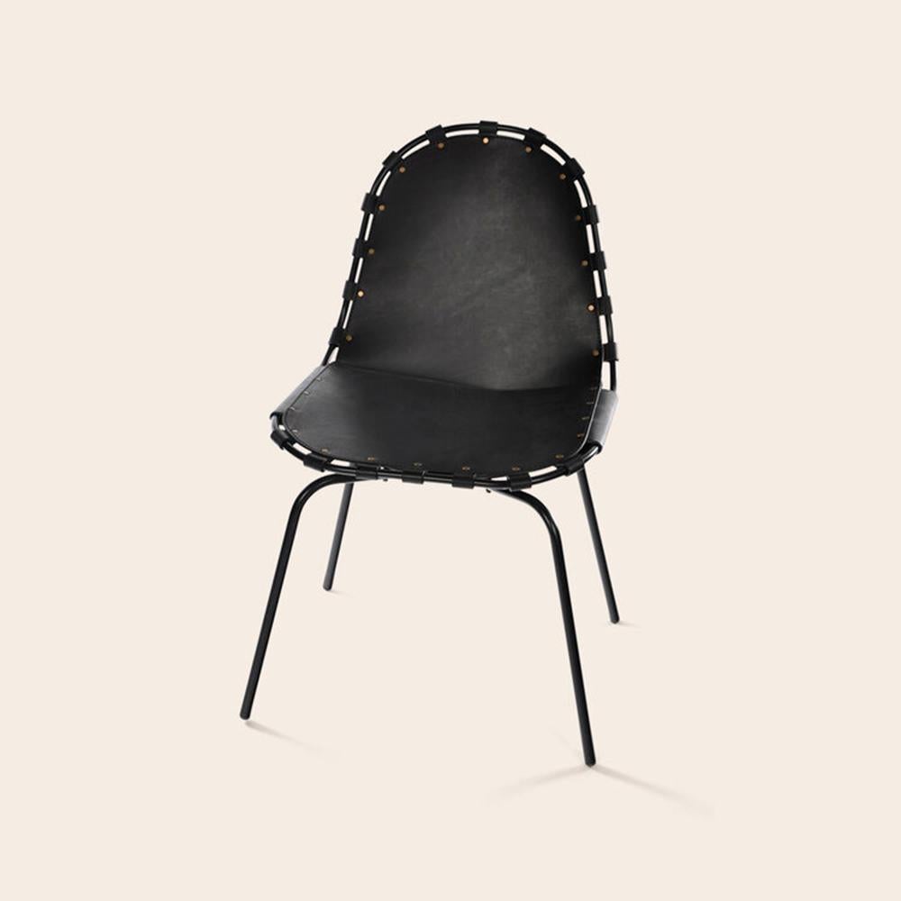 Black Stretch chair by OxDenmarq
Dimensions: D 55 x W 47 x H 85 cm
Materials: Leather, Black Powder Coated Steel
Also Available: Different colors available.

OX DENMARQ is a Danish design brand aspiring to make beautiful handmade furniture,