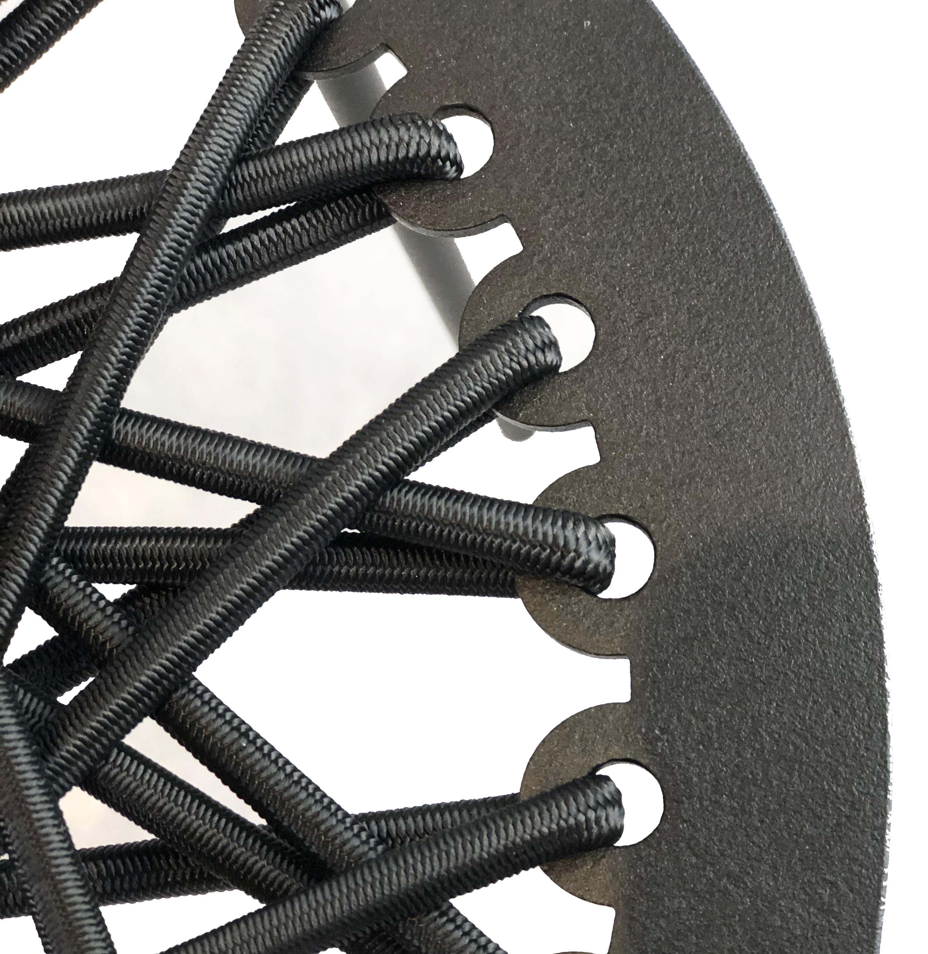 Moderno Sedia elastica nera in vendita