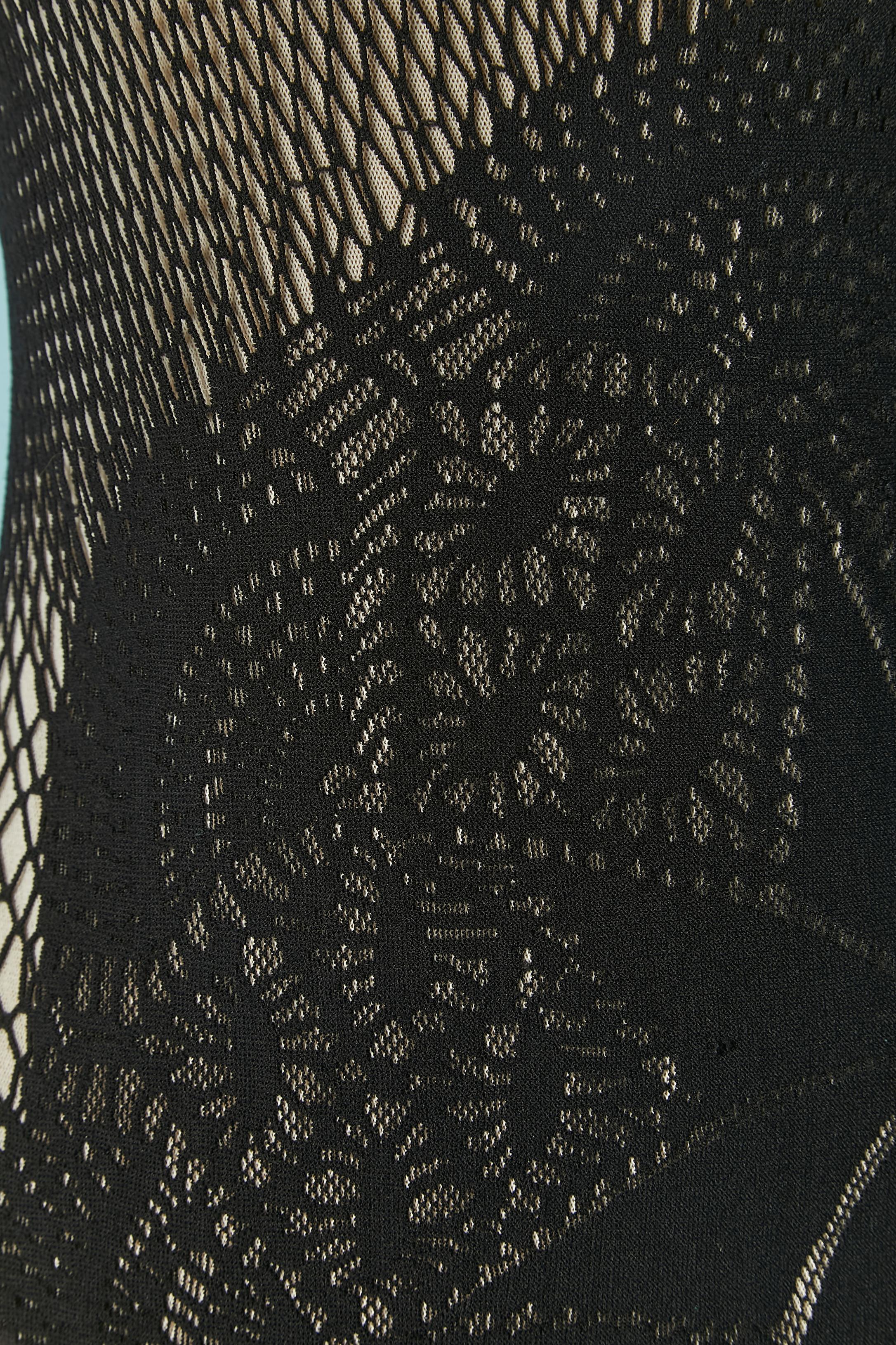 Costume da bagno in pizzo nero elasticizzato JEAN-PAUL GAULTIER SOLEIL In condizioni ottime in vendita a Saint-Ouen-Sur-Seine, FR