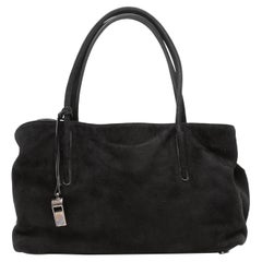 Black Stuart Weitzman Suede Shoulder Bag