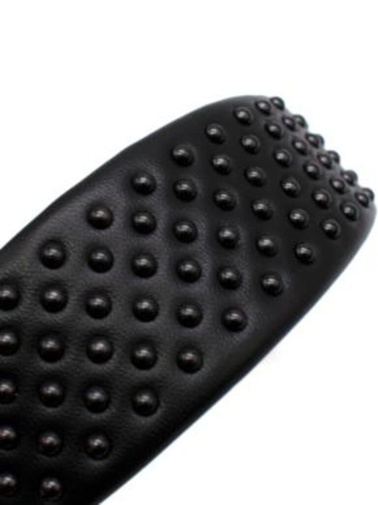 Women's Black Studded Leather Hairband For Sale