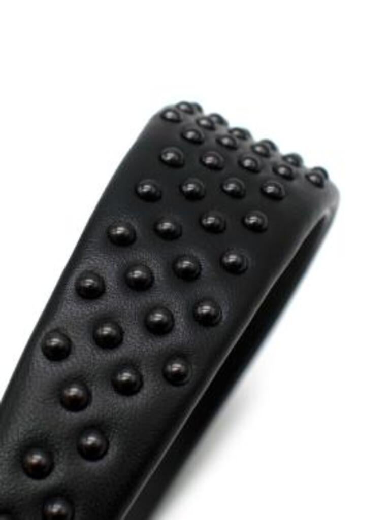 Black Studded Leather Hairband For Sale 1