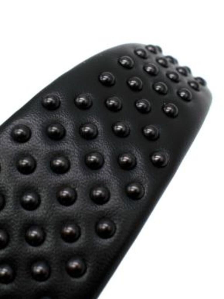 Black Studded Leather Hairband For Sale 2