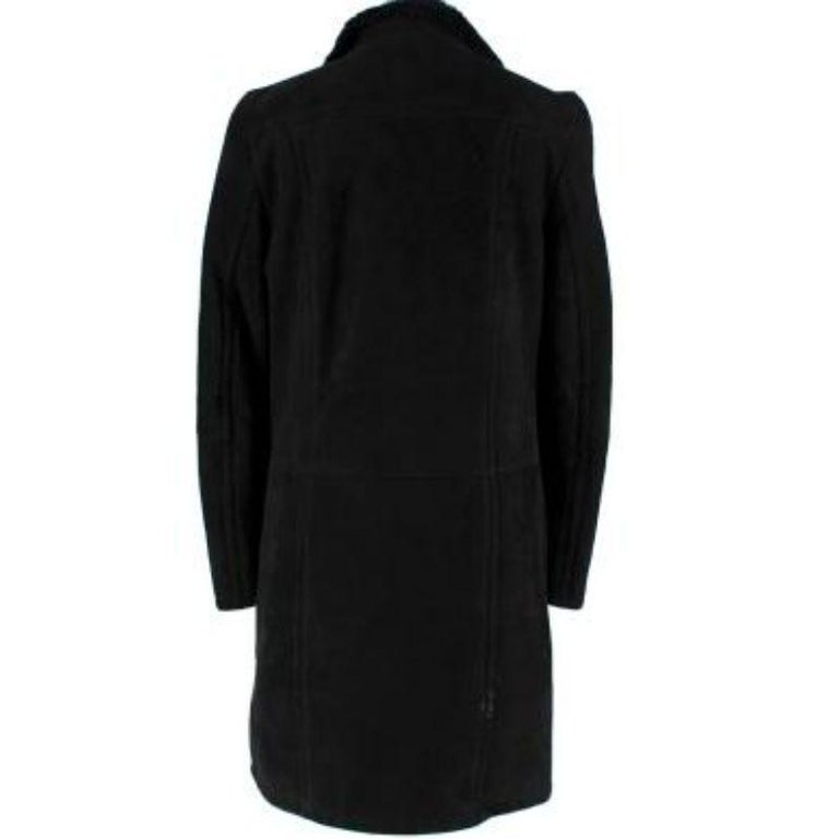 Black Suede And Shearling Lined Coat For Sale At 1stDibs black-suede-and-shearling-lined-coat-for-sale-at-1stdibs