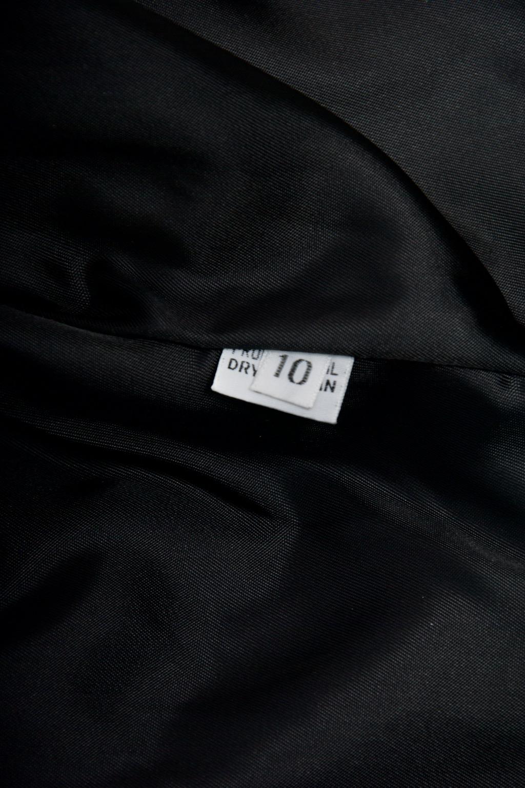 Black Suede Jacket with Mink Trim For Sale 6