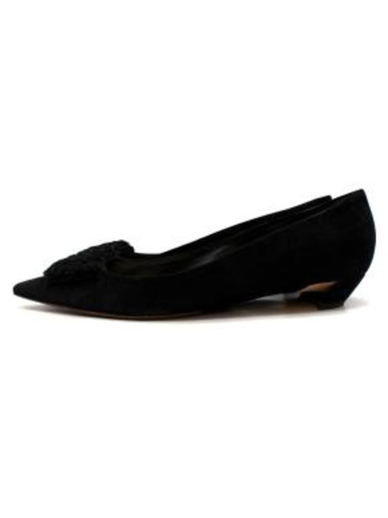 70’s Suede Kitten Heels by Max Mara