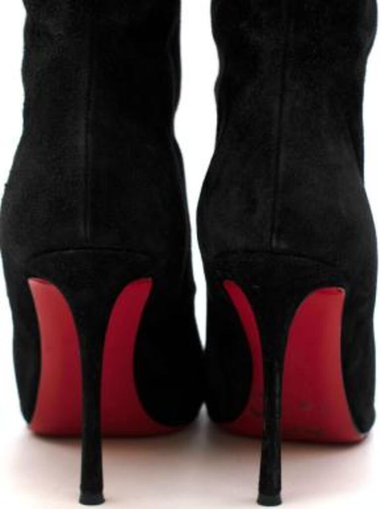 fly black knee high boots