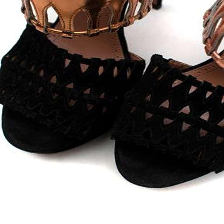 rote wildleder sandalen