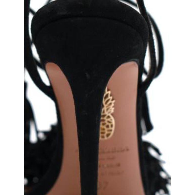 Black suede Wild Thing heeled sandals For Sale 5