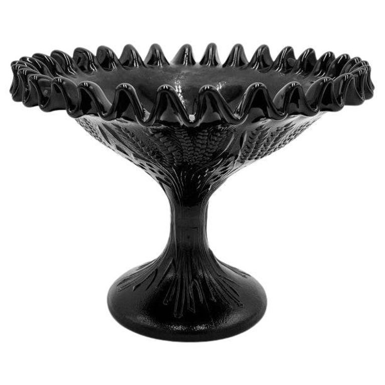 Black Sugar Bowl, Ząbkowice, Poland, 1970s For Sale at 1stDibs