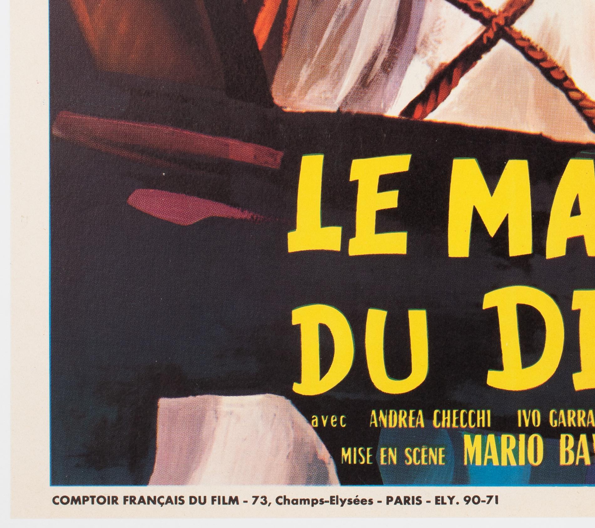 Black Sunday 1961 French Moyenne Film Poster For Sale 2