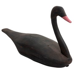 Black Swan Decoy Folk Art