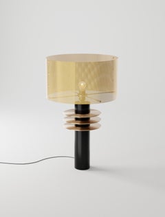 Black Swan Table Lamp in Brass, Aluminum & Steel by Studio Marine Breynaert