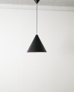 Black Swedish Mid Century Ceiling Lamp Pendant by Hans-Agne Jakobsson, 1960s