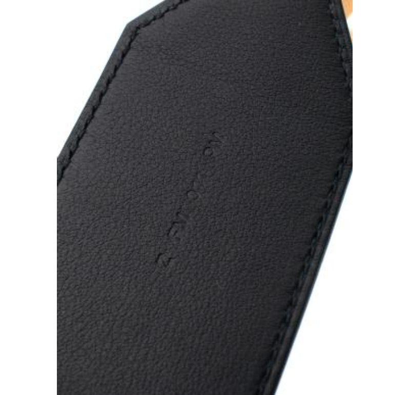 Hermes Black Swift & Epsom Leather Kelly Pocket Bag Strap For Sale 2