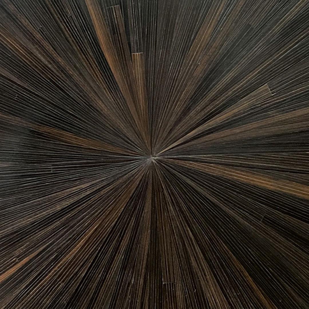 Schwarzer Hudson-Schrank aus Bergahornholz mit Intarsien (Moderne) im Angebot