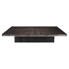 Table basse 'Warwick' en sycomore noir 