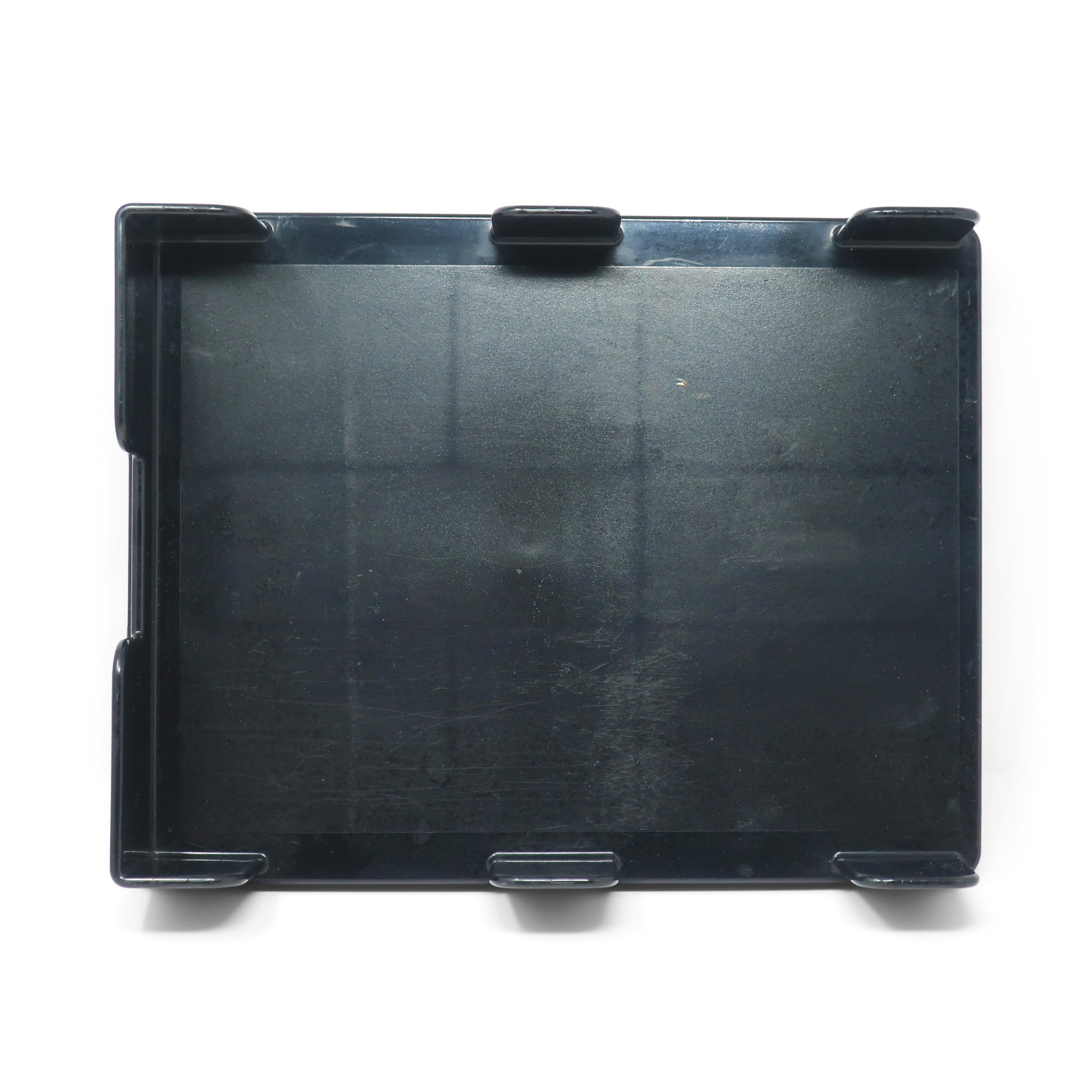 Black Synthesis Letter Tray by Ettore Sottsass for Olivetti 1