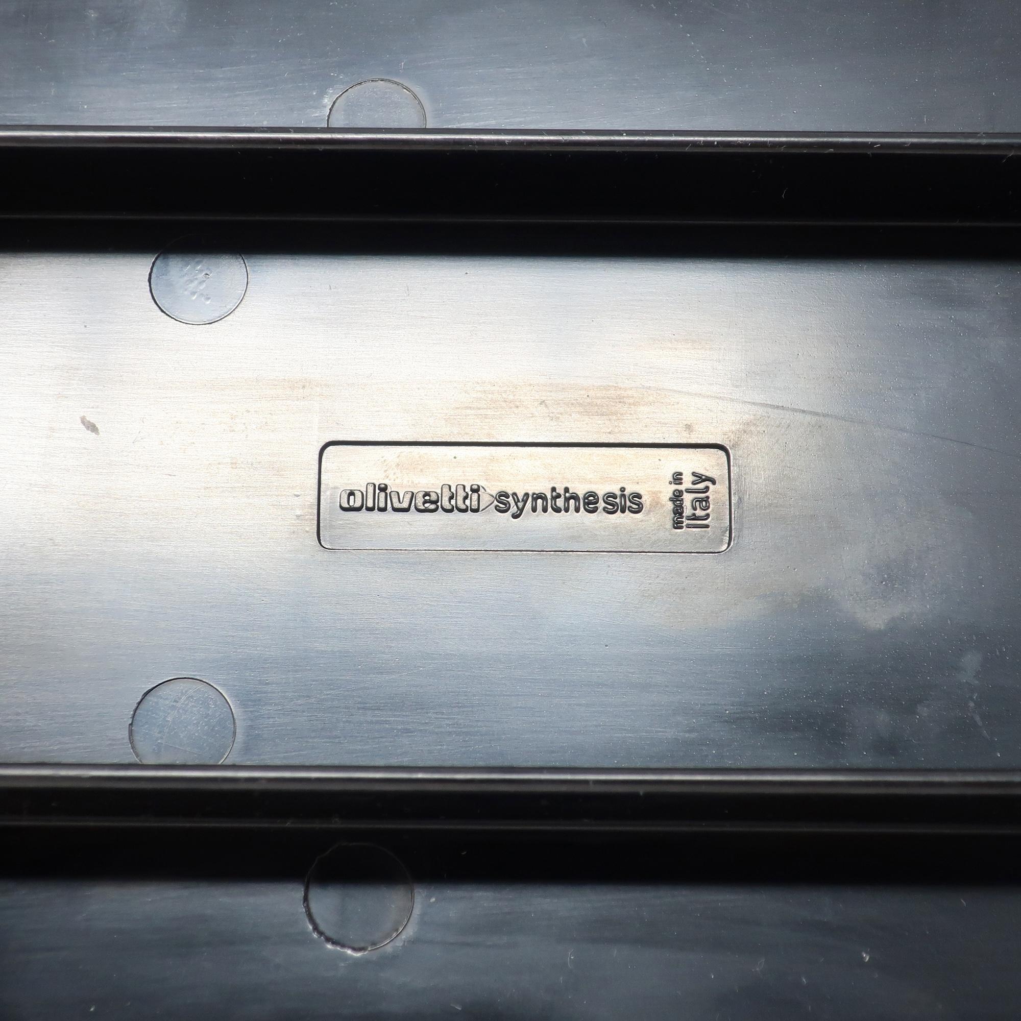 Black Synthesis Letter Tray by Ettore Sottsass for Olivetti 3