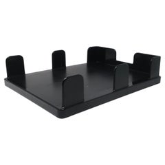 Black Synthesis Letter Tray by Ettore Sottsass for Olivetti