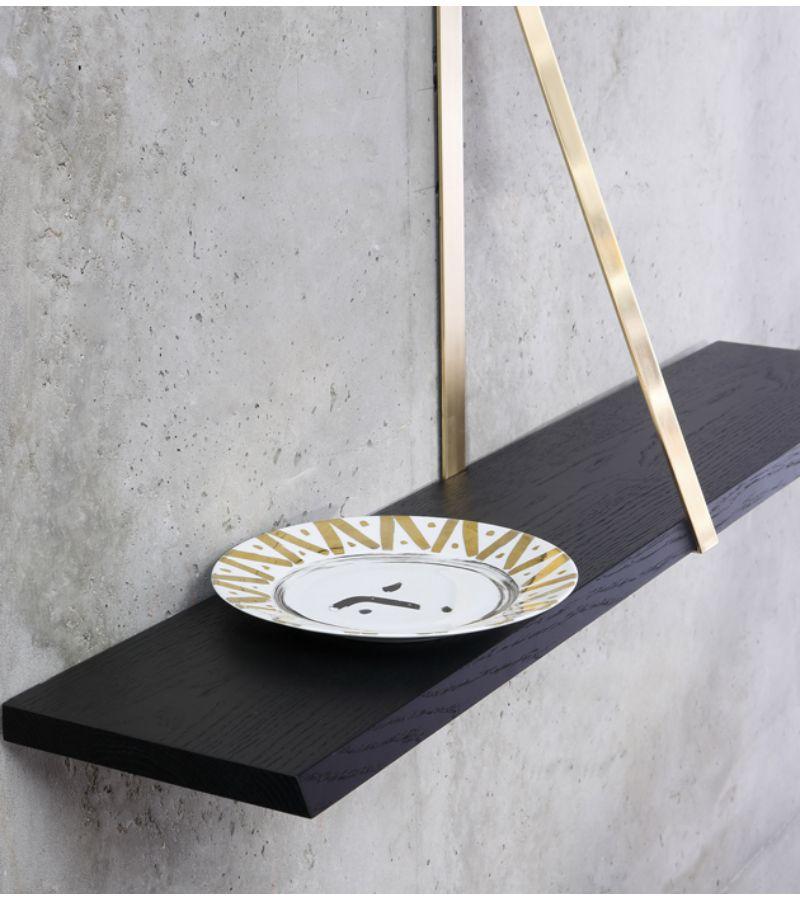 French Black T-Square Shelf by Michael Anastassiades For Sale
