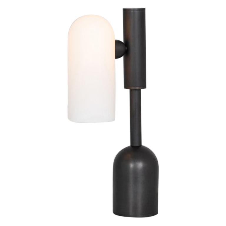 Black Table Lamp by Schwung