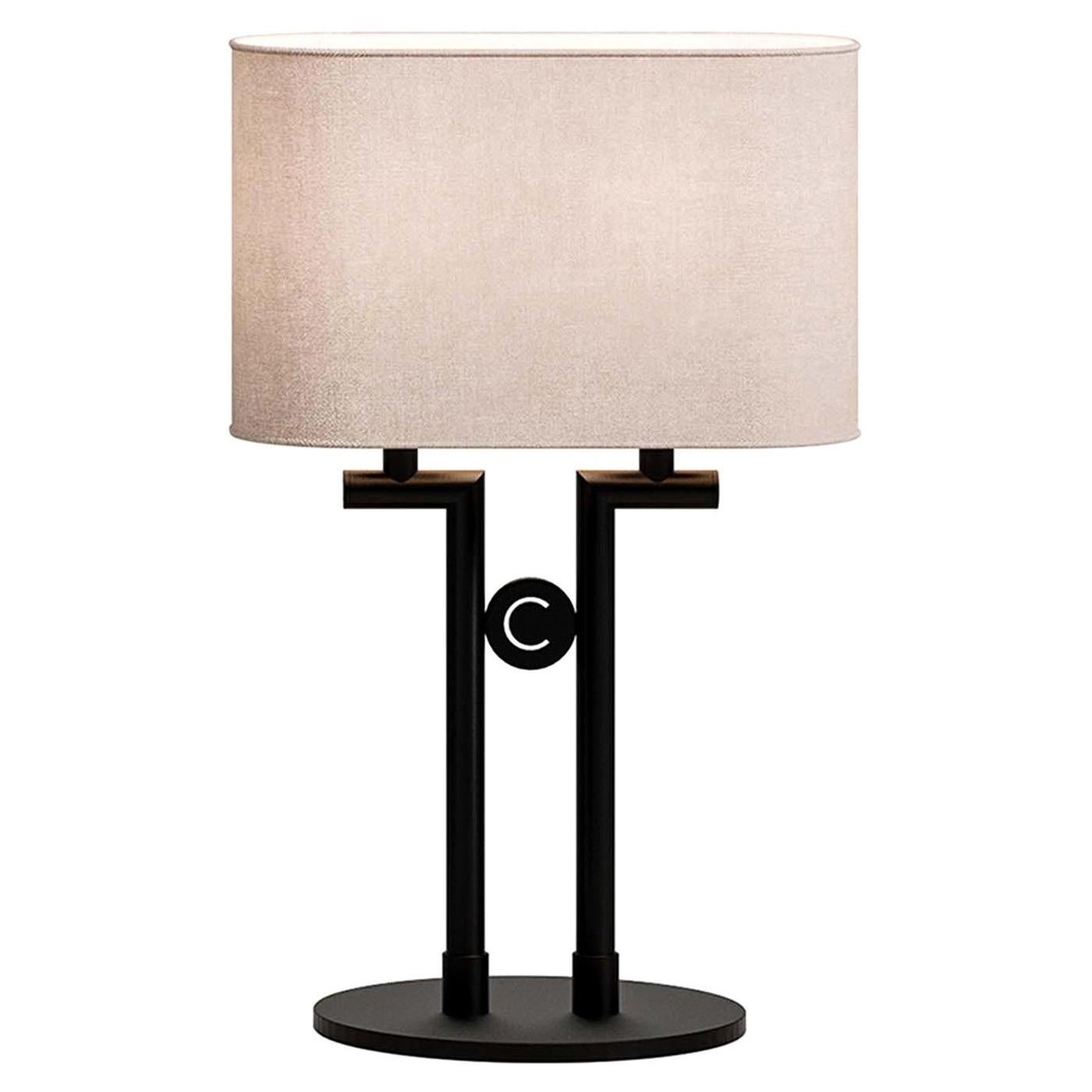 Black Table Lamp For Sale