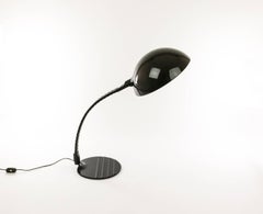 Lampada da tavolo nera, Model 660 di Elio Martinelli per Martinelli Luce