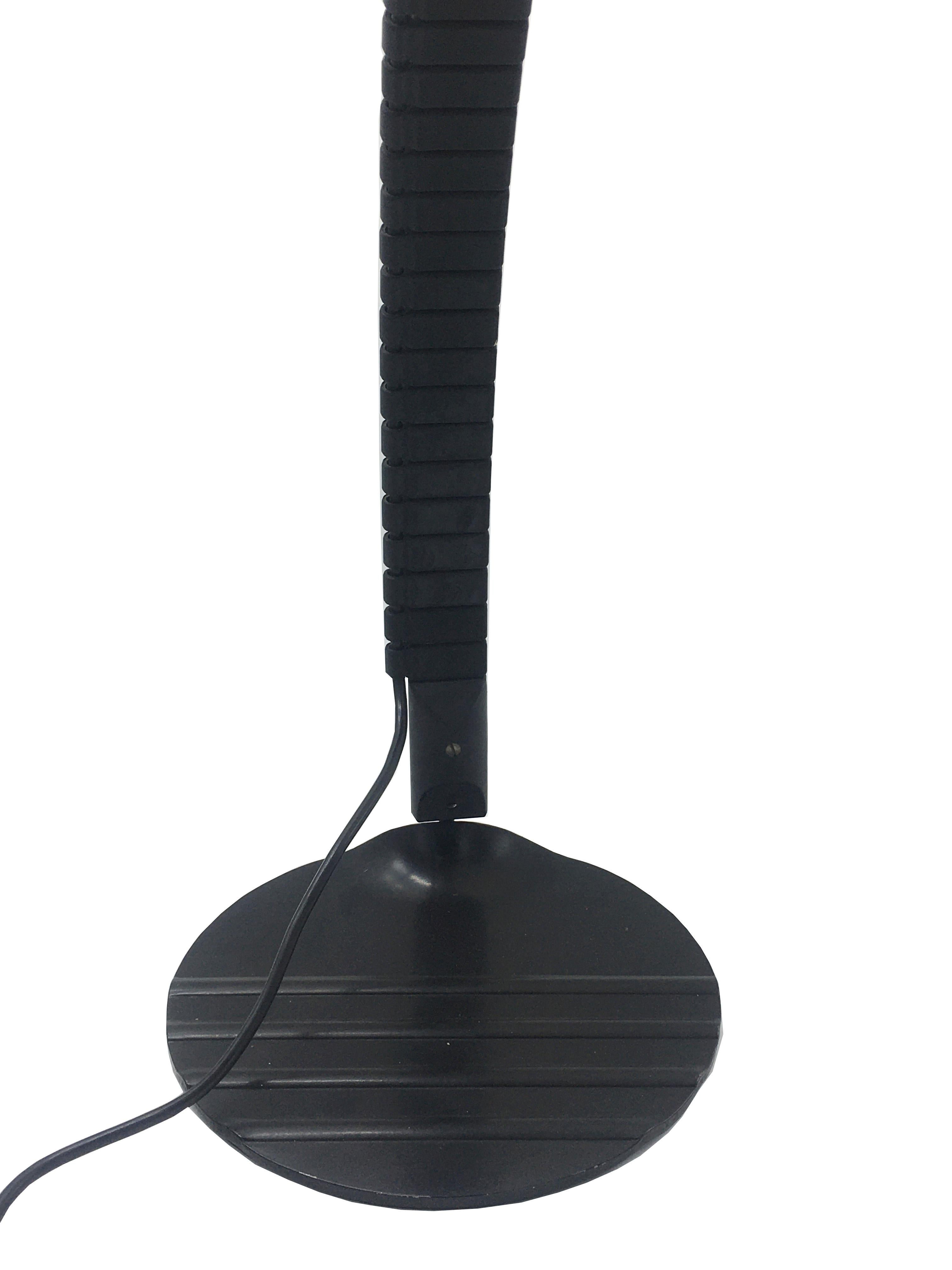 Late 20th Century Black Table Lamp, Model 660 by Elio Martinelli for Martinelli Luce