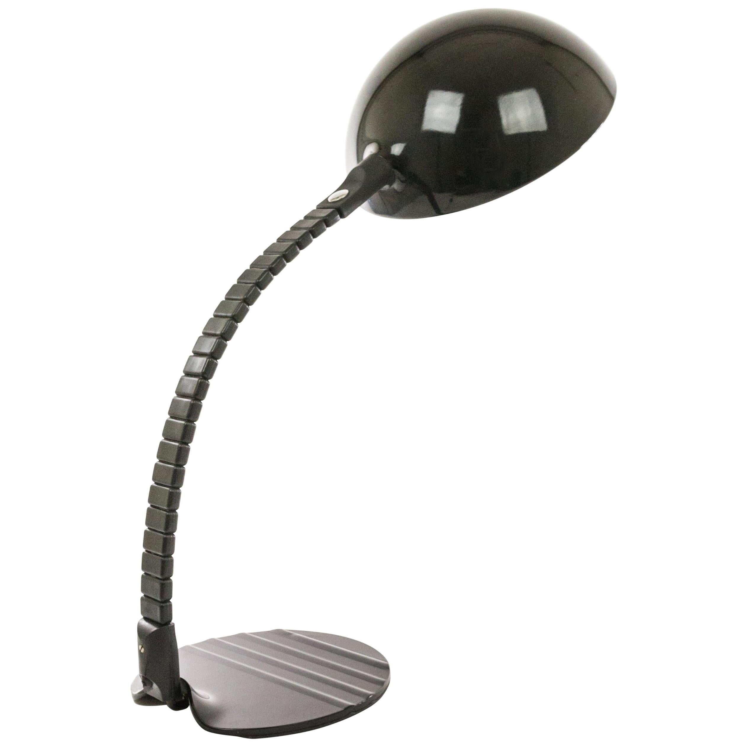 Black Table Lamp, Model 660 by Elio Martinelli for Martinelli Luce