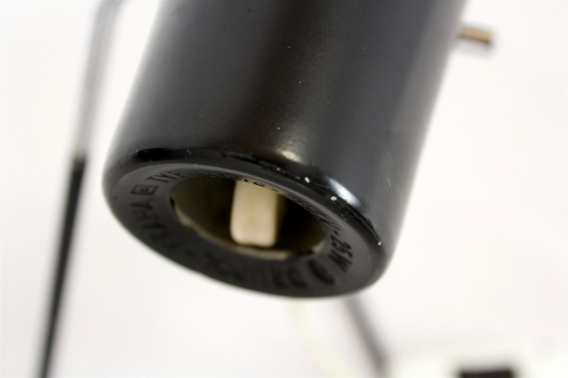 Black Table Lamps by Josef Hurka for Drupol, 1960s, Set of 2 For Sale 3