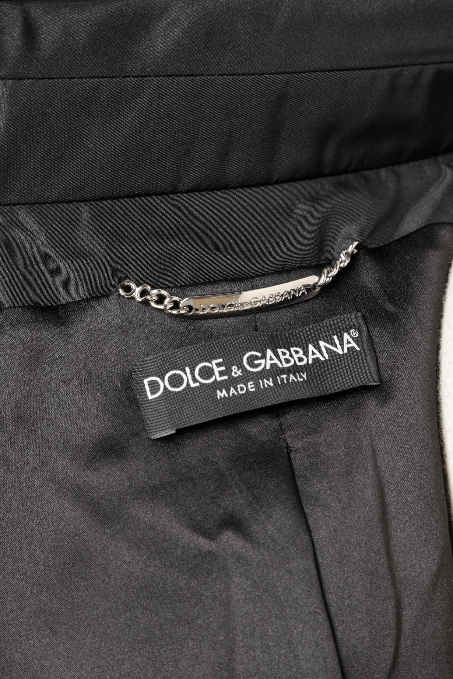 Black taffeta jacket with ruffles Dolce & Gabbana  For Sale 2