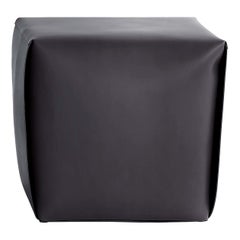 Dark Gray Tall Bao Ottoman by Viola Tonucci