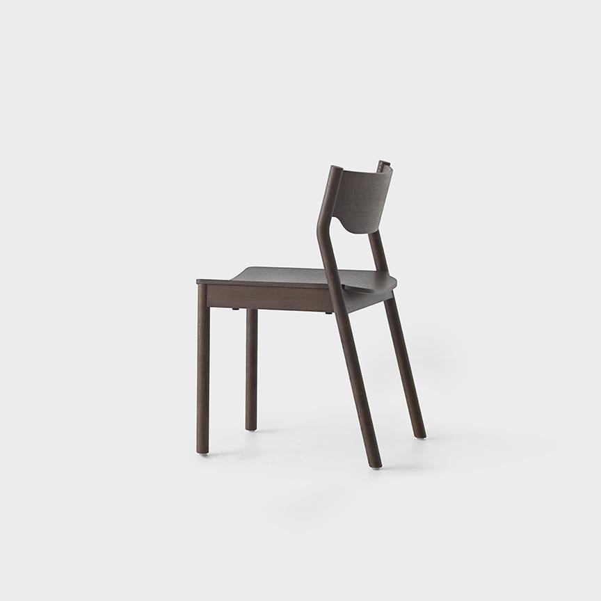 Postmoderne Chaise Tangerine noire de résidentiel en vente