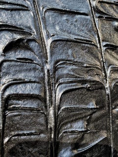 Black Tar Painting, 21st Century by Mattia Biagi