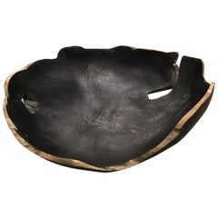 Black Teak Bowl, Indonesia, Contemporary