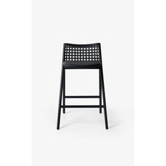 Black Tela Bar Stool by Wentz